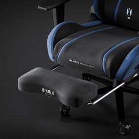 Suport de picioare din material pentru scaunele Diablo X-Horn 2.0 Camel Black, Diablo X-One 2.0 Night Blue