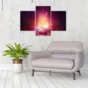 Tablou cu floare de lotus (90x60 cm)