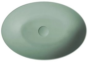 Sapho - Lavoar pentru montare pe blat FORMIGO 60 x 40 cm, beton/verde