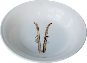 Farfurie adanca, din portelan, D20.5cm, Ski