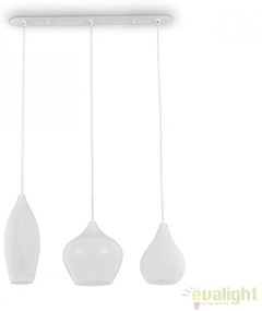 Lustra suspendata design modern SOFT SB3 BIANCO 111858