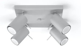 Plafonieră spot RING 4xGU10/40W/230V