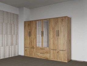 Set mobila dormitor 4 piese Stejar Levi C16