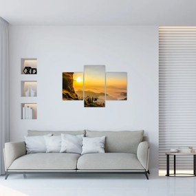 Tablou - Ceața de dimineață în vale (90x60 cm)