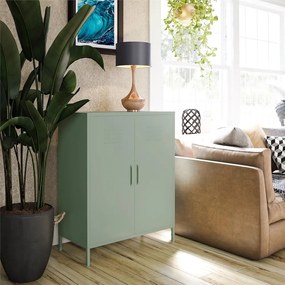 Dulap verde din metal 40x102x80 cm Mission District – Støraa