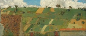 Tablou - Edouard Vuillard, Landscape of the Ile de France, reproducere (120x50 cm)