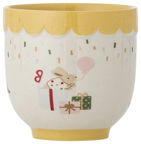 Cană pentru copii galbenă/crem din gresie 150 ml Celebrate – Bloomingville Mini