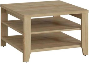 Masuta PARILLA, stejar, PAL laminat, 68x68x44 cm