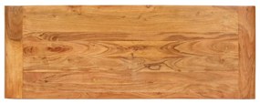 Masa consola, 110x40x76 cm, lemn masiv acacia finisaj sheesham