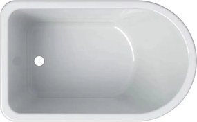 Cada asimetrica pentru copii Geberit Bambini alb 77x47 cm
