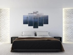 Tablou - Pădure în ceță, Carpați, Ucraina (150x105 cm)