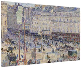 Tablou - Camille Pissarro, The Place du Havre, reproducere (90x60 cm)
