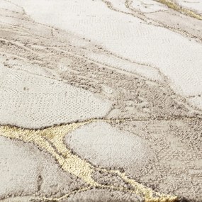 Covor Modern Living , Dormitor Dreptunghiular Marmara T159A Crem Gold (Alege dimensiunea: 200 x 300)