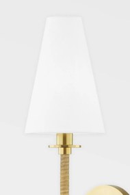 Aplica de perete LUX cu detalii din ratan, Ripley 8700-AGB-CE HVL