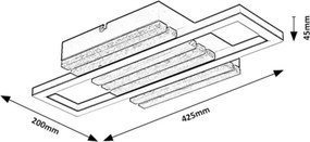 Rabalux 71455 - Plafonieră LED NOXELLE, 12W, 230V, 3000/4500/6000K