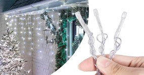 Ghirlanda luminoasa cu turturi cu LED, alb rece-cu 230 LED-uri