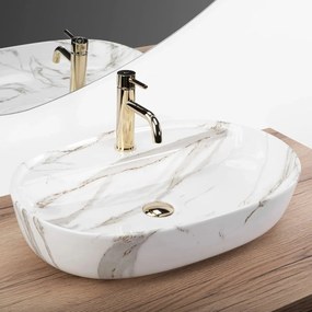 Rea Aura lavoar 60.5x40.5 cm ovale de blat REA-U6623