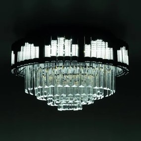 BRILAGI - Plafonieră LED dimabilă CROWN LED/41W/230V diam. 48 cm neagră + telecomandă