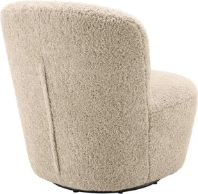Fotoliu pivotant LUX Doria, canberra sand 115108 HZ