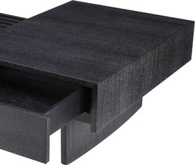 Masuta de cafea design LUX The Crest, negru 114926 HZ