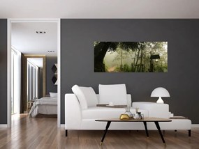 Tablou cu ceața de dimineața (120x50 cm)