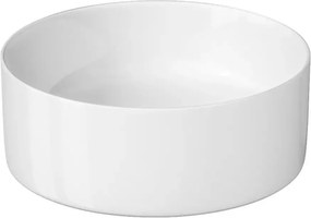 Lavoar pe blat Cersanit Crea alb lucios 38 cm