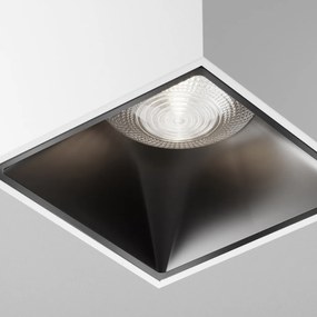Spot LED aplicat, plafoniera dimabil design tehnic Alfa alb 7x7cm, 4000K