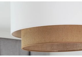 Plafonieră Duolla BOHO 1xE27/15W/230V d. 45 cm alb/maro