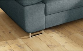 Colțar albastru extensibil/cu spațiu de depozitare (cu colț pe partea dreaptă/în formă de ”L”) Anton – ELTAP