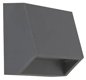 Lampa de perete exterioara moderna gri inchis incl. LED IP54 - Sandstone 1