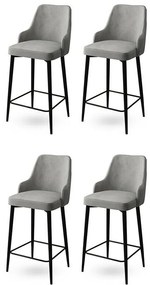 Set de scaune de bar Enox Grey, 4 buc., 4 buc