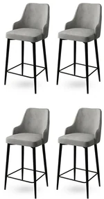 Set de scaune de bar Enox Grey, 4 buc., 4 buc