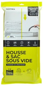 Cutie de depozitare sub pat, din plastic cu vacuum 105x45x15 cm – Homéa