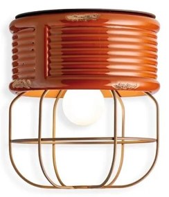 Plafoniera design retro realizata manual din ceramica INDUSTRIAL