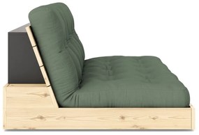Canapea verde extensibilă 196 cm Base – Karup Design