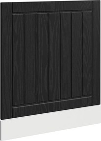 vidaXL Dulap de bucătărie Stejar Negru 60 x 1,5 x 67 cm Lemn compozit