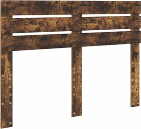 vidaXL Tăblie cap Stejar fumuriu 150 cm Lemn compozit