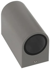 Aplică de exterior PARETE 2xGU10/6W/230V IP54 gri
