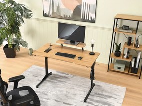 Masă PC Matts 115 (stejar + negru). Promo -13%. 1109789