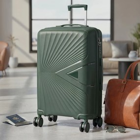 TraveLux Endure gurulós bőrönd szett sötétzöld