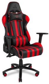 Scaun de joc negru/roșu Yenkee
