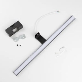 Aigostar - Aplica LED pentru oglindă de baie, 12W, 230V, 4000K, 60 cm, IP44, negru