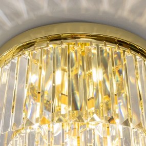 Brilagi - Plafonieră LED cu cristale MOZART 5xE14/40W/230V aurie