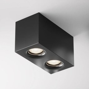 Corp aplicat cu 2 spoturi design tehnic Slim negru