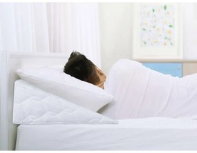 Bellatex Pernă pentru cap cu cusătură, albă, 80 x50 x 20 cm