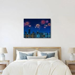 Tablou - Artificii in Miami (70x50 cm)