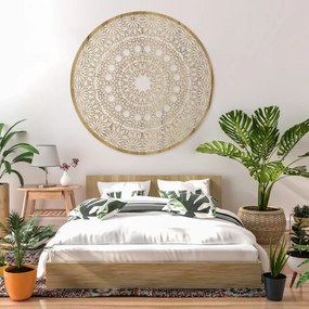 SENTOP | Mandala luxoasă din lemn pe perete, decorațiune interioară 3D | HELA