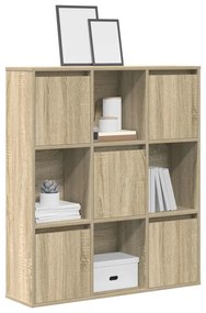 vidaXL Bibliotecă, stejar sonoma, 89x24x101,5 cm, lemn prelucrat
