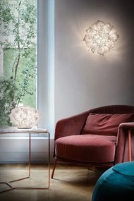 Aplica perete sau tavan design unicat realizat manual Veli Medium Opal, 53cm