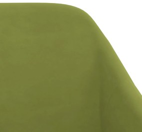 Scaun de bucatarie pivotant, verde deschis, catifea 1, Lysegronn
